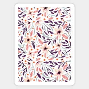 Romantic Floral Garden Sticker